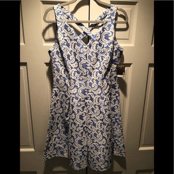 Taylor Blue Dress - Picture 2 of 5